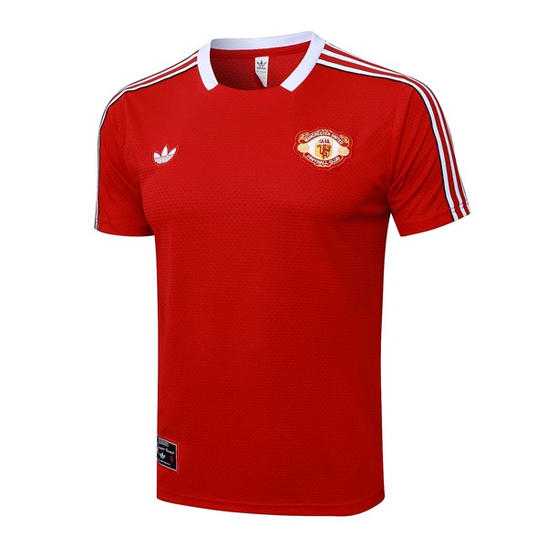 Camiseta Entrenamiento Manchester United 2025-2026 Rojo 3 Camiseta Entrenamiento Manchester United 2025-2026 Rojo 3